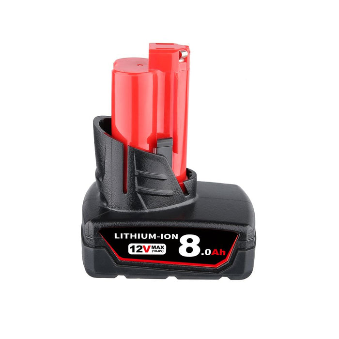 For Milwaukee M 12 Battery 8.0Ah Replacement | M 12B6 Battery