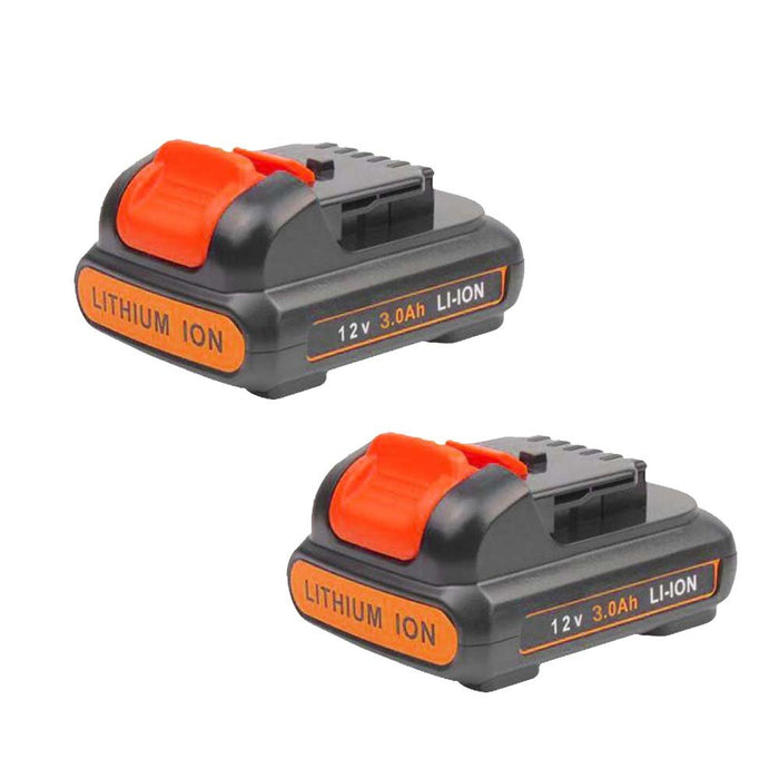 For Dewalt 12V Battery Replacement | DCB120 DCB123 DCB127 3.0AH Li-ion Battery (2 Pack)