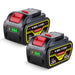 For Dewalt DCB609 20V/60V MAX FLEXVOLT Li-Ion 9.0Ah Battery DCB609-2 DCB606 2Pack