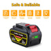 For Dewalt DCB609 20V/60V MAX FLEXVOLT Li-Ion 9.0Ah Battery DCB609-2 DCB606 2Pack